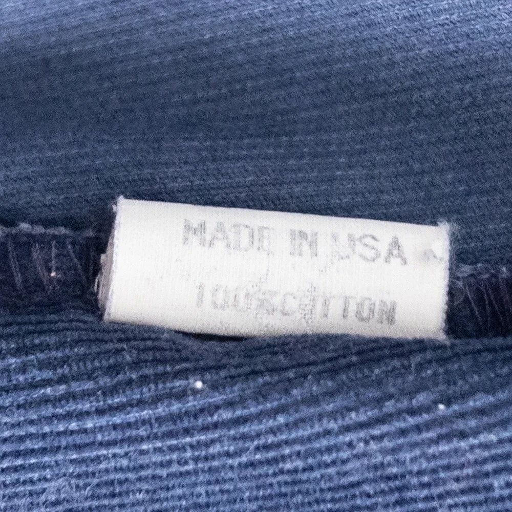 Polo Ralph Lauren Corduroy Pants Mens 36 Navy Blue Vintage 90s Straight Fit USA‎